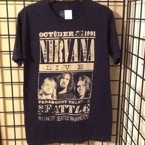 NEW Nirvana concert Souvenir TShirt  Mens Small